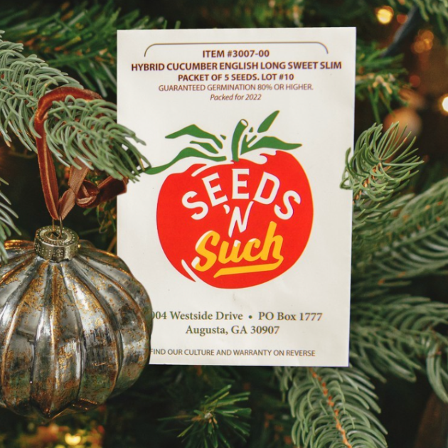 Seed packets make the perfect stocking stuffers!