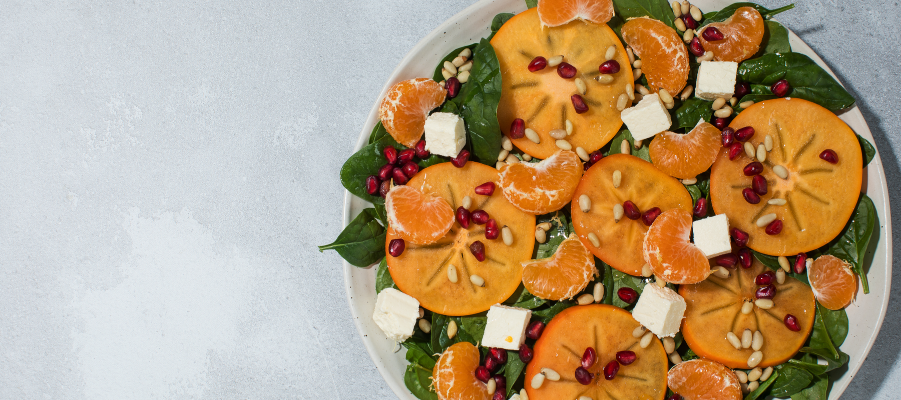 Recipe of the Month: Winter Citrus, Persimmon and Spinach Salad