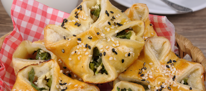 Recipe of the Month: Spinach & Cheese Puff Pastry Bundles
