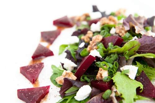 “Wild Side” Style Steamed Beets Recipe With Sauteed Greens