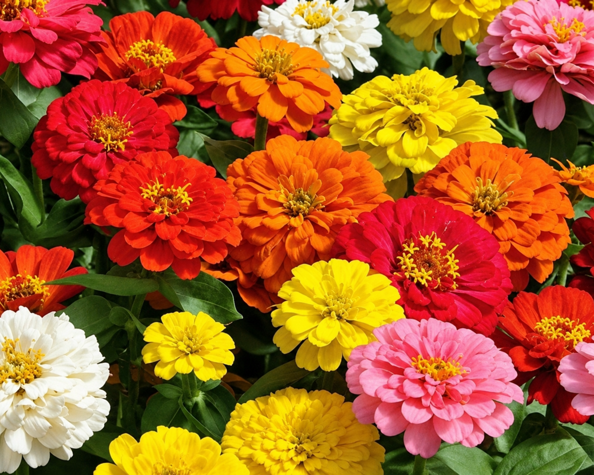 State Fair Mix Zinnia Seeds
