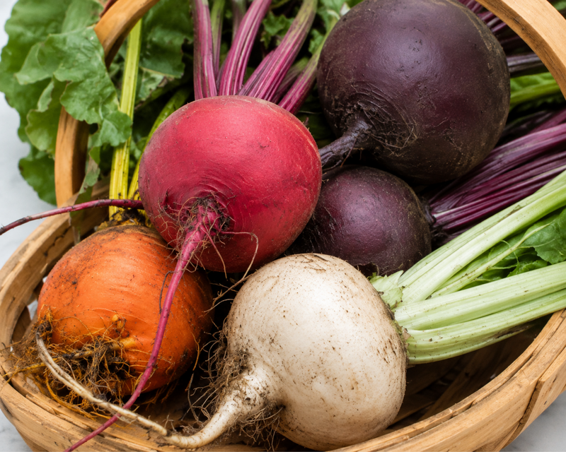 Rainbow Blend Showstopper Beet Seeds