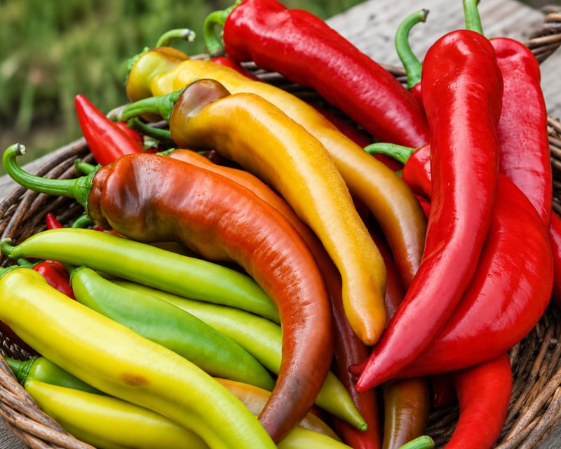 Mexican Sunset Hot Banana Hybrid Pepper Seeds