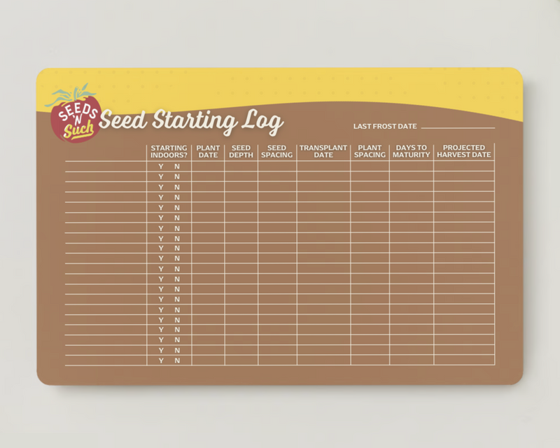 Gardening Log & Calendar | FREE!