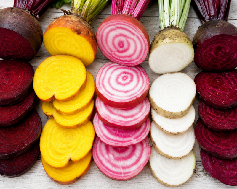 Rainbow Blend Showstopper Beet Seeds