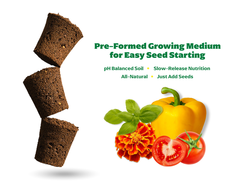 Seed Pod Plugs - Pre-Formed Seed-Starting Medium