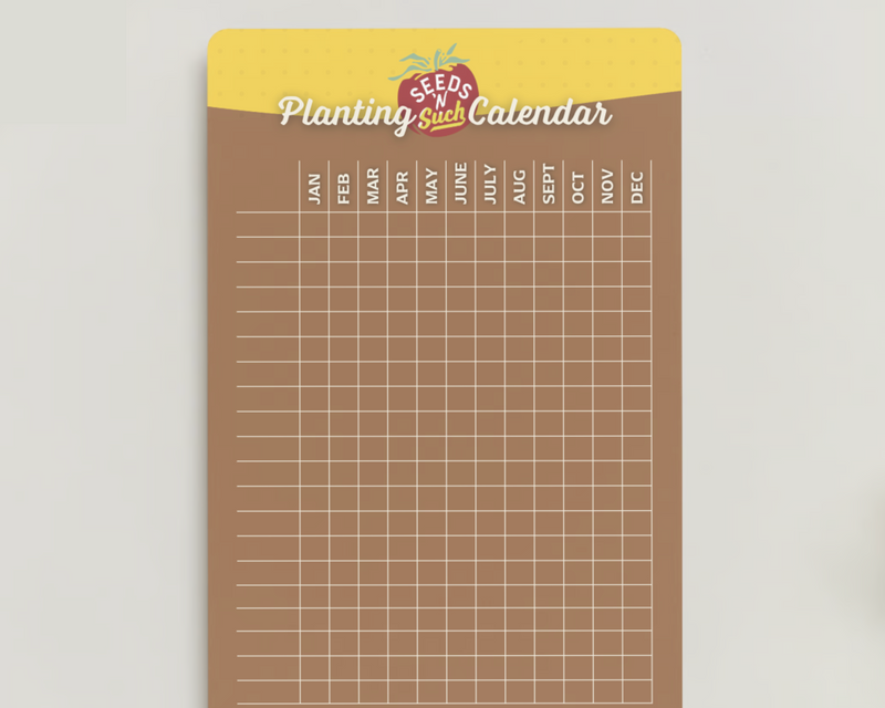 Gardening Log & Calendar | FREE!