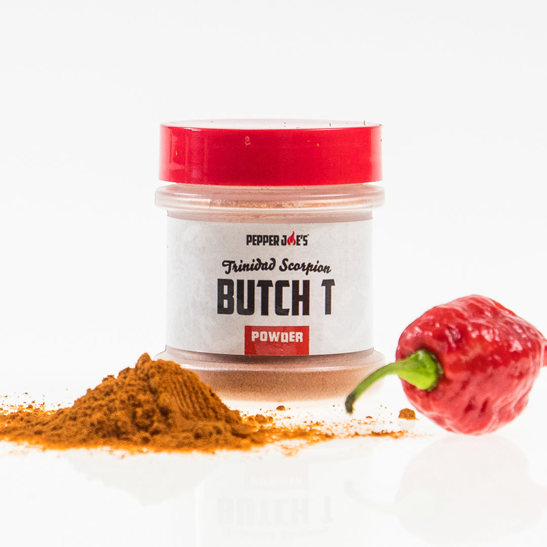 spicygem spicy gem ver. 一仙 cylinder Trinidad Scorpion Butch T Pepper Powder — Seeds 'n Such