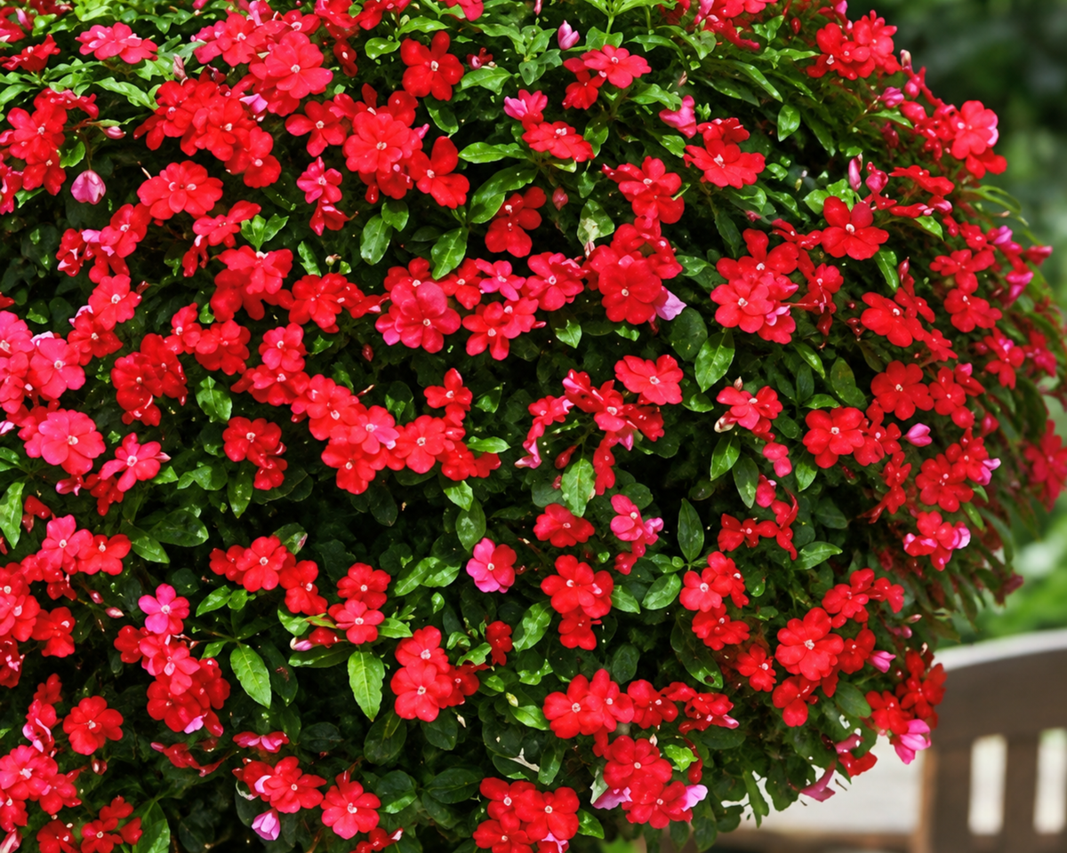 Mediterranean XP Series True Red Vinca Seeds