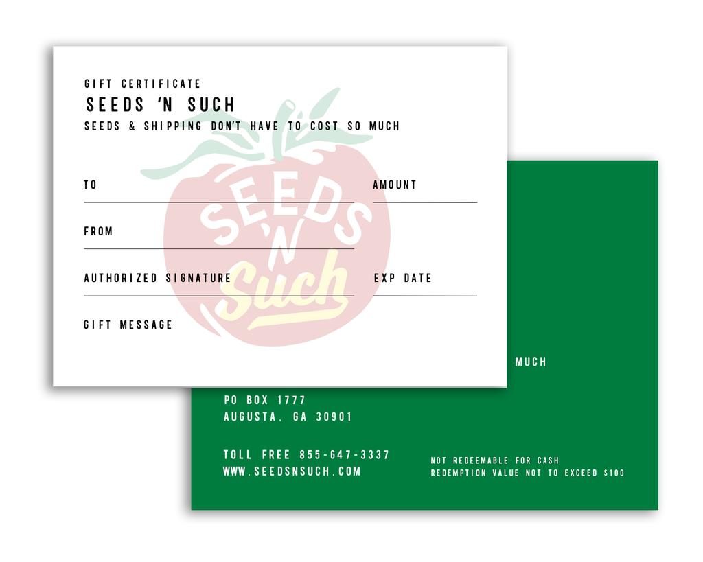 Digital Gift Certificate