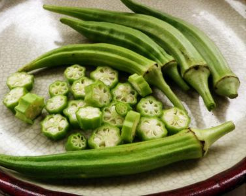 Bulk: Cow Horn Okra Seeds