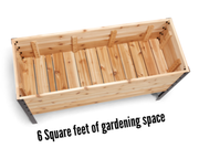 18" x 48" Cedar Raised Garden Bed – 30" Tall